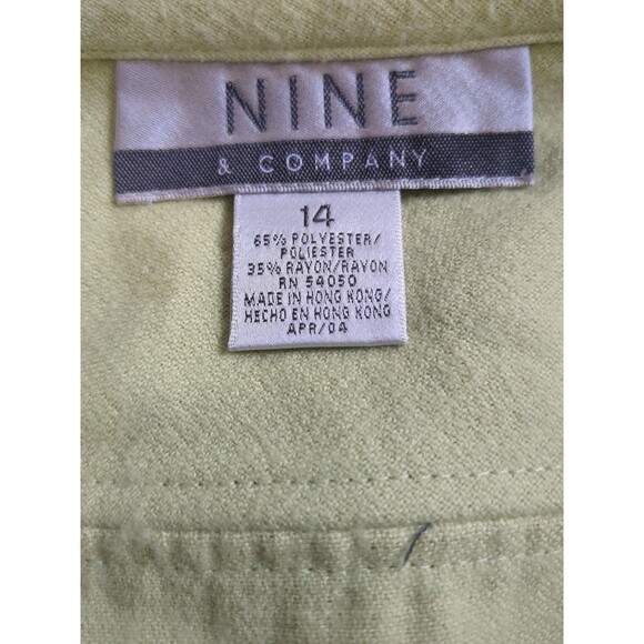 Vintag Nine & Co Pencil Wrap Skirt 2004 Size 14 Plaid Check Flannel - Picture 6 of 9